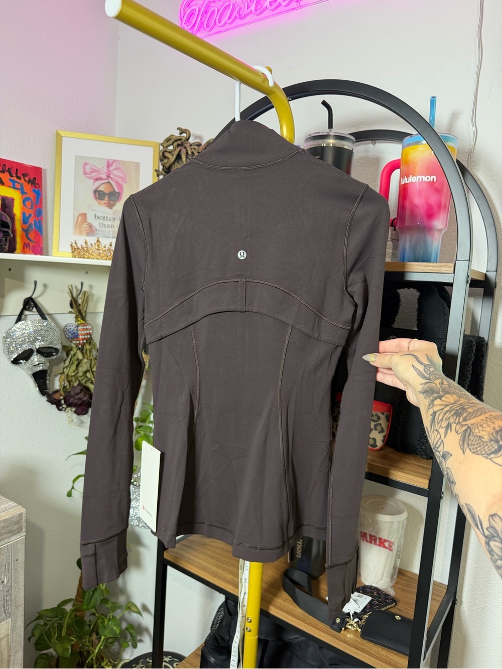 Lululemon Define Jacket Nulu Sequoia - Size 4 NWT
